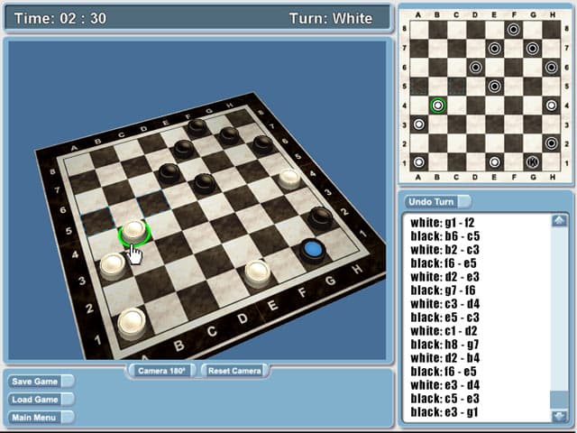 Checkers Game - Jogo Grátis Online