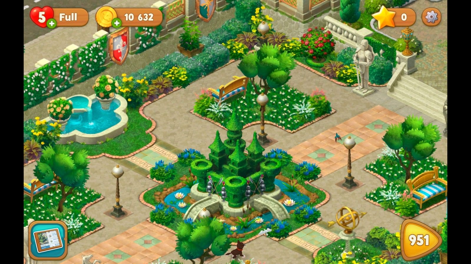 Gardenscapes videos und screenshots gametop