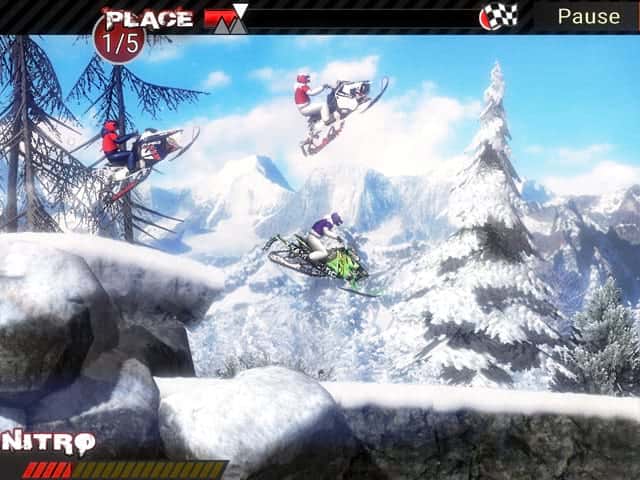 Snowmobile Extreme Racing